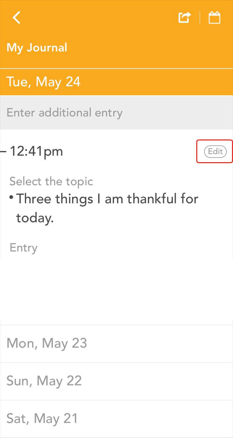 How to Delete a Journal Entry Health Storylines
